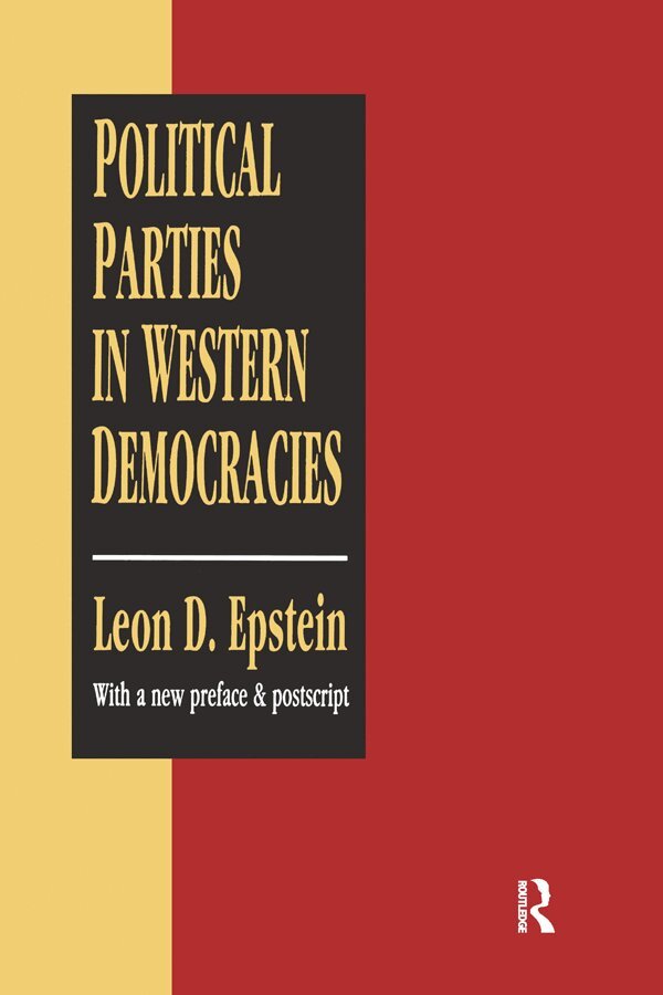 Leon D. Epstein - Political Parties in Western Democracies, Inbunden. Tillgänglighet: Lägg i varukorg