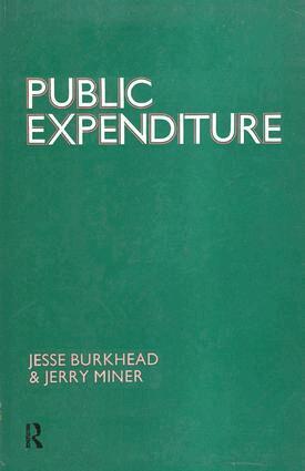 Jerry Miner - Public Expenditure, Inbunden