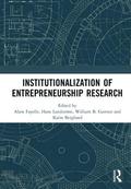 Institutionalization of Entrepreneurship Research