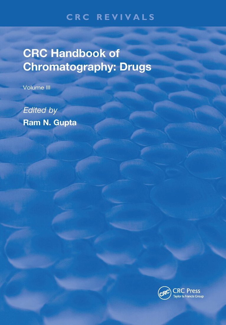 Ram N. Gupta - CRC Handbook of Chromatography, Inbunden