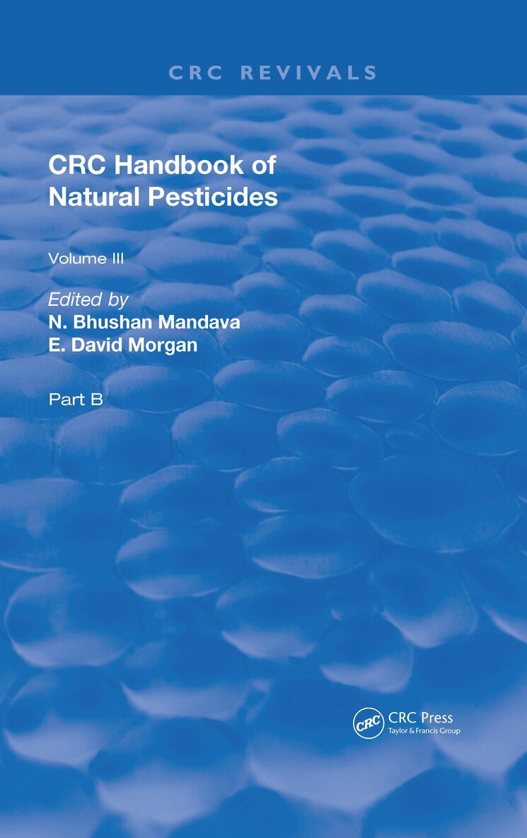 N. Bhushan Mandava - Handbook of Natural Pesticides, Inbunden
