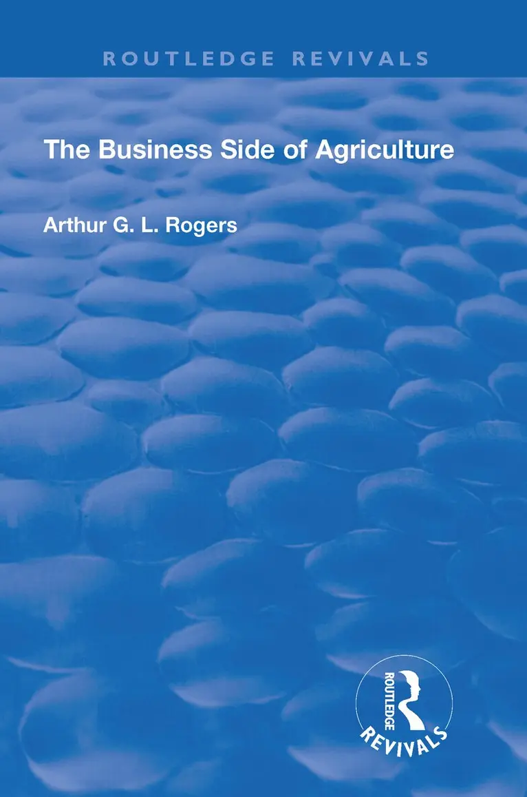 G.L. Rogers, Arthur - Business Side of Agriculture, Häftad. Tillgänglighet: Lägg i varukorg