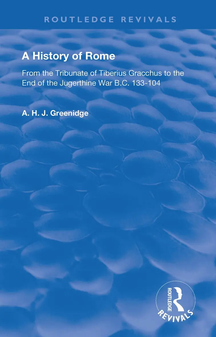 A.H.J. Greenidge - History of Rome from 133 B.C. to 70 A.D. (1904), Inbunden. Tillgänglighet: Lägg i varukorg