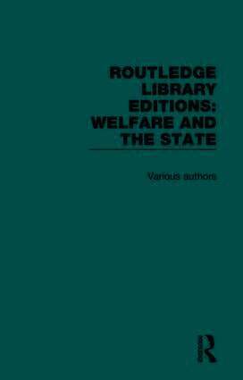 Various - Routledge Library Editions: Welfare and the State, Övrigt