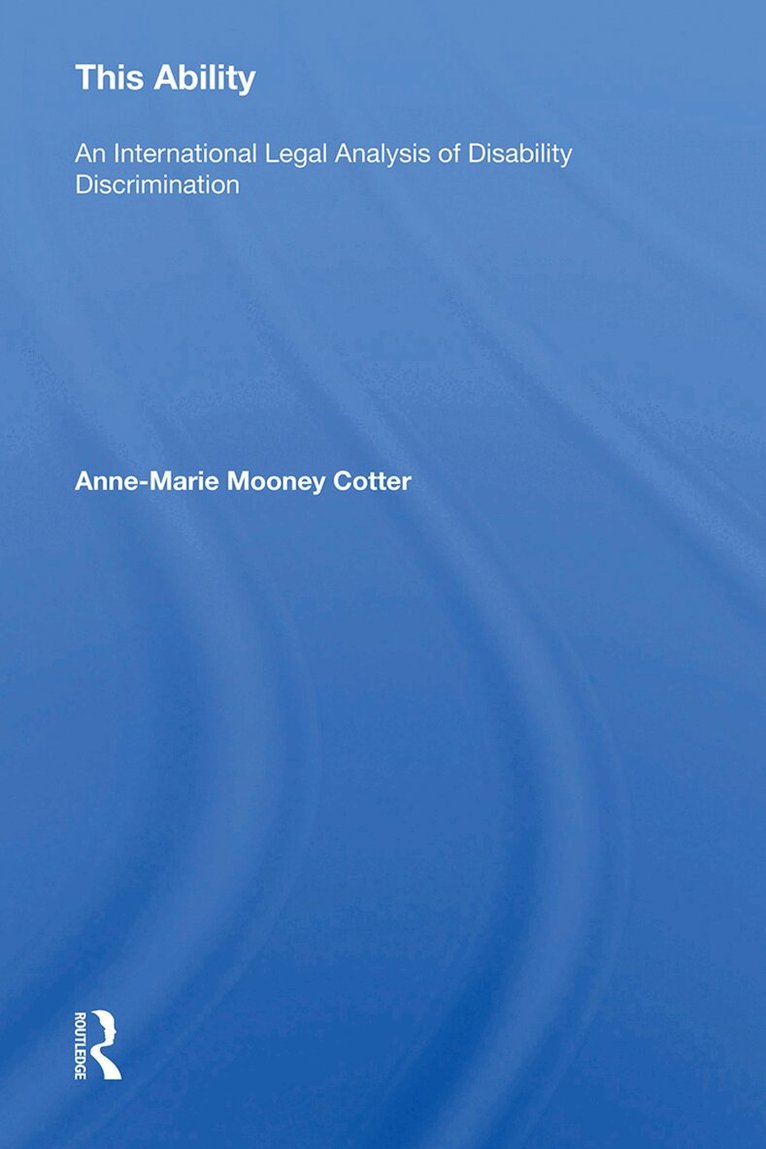 Anne-Marie Mooney Cotter - This Ability, Häftad. Tillgänglighet: Lägg i varukorg