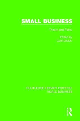 Cyril Levicki - Small Business, Häftad