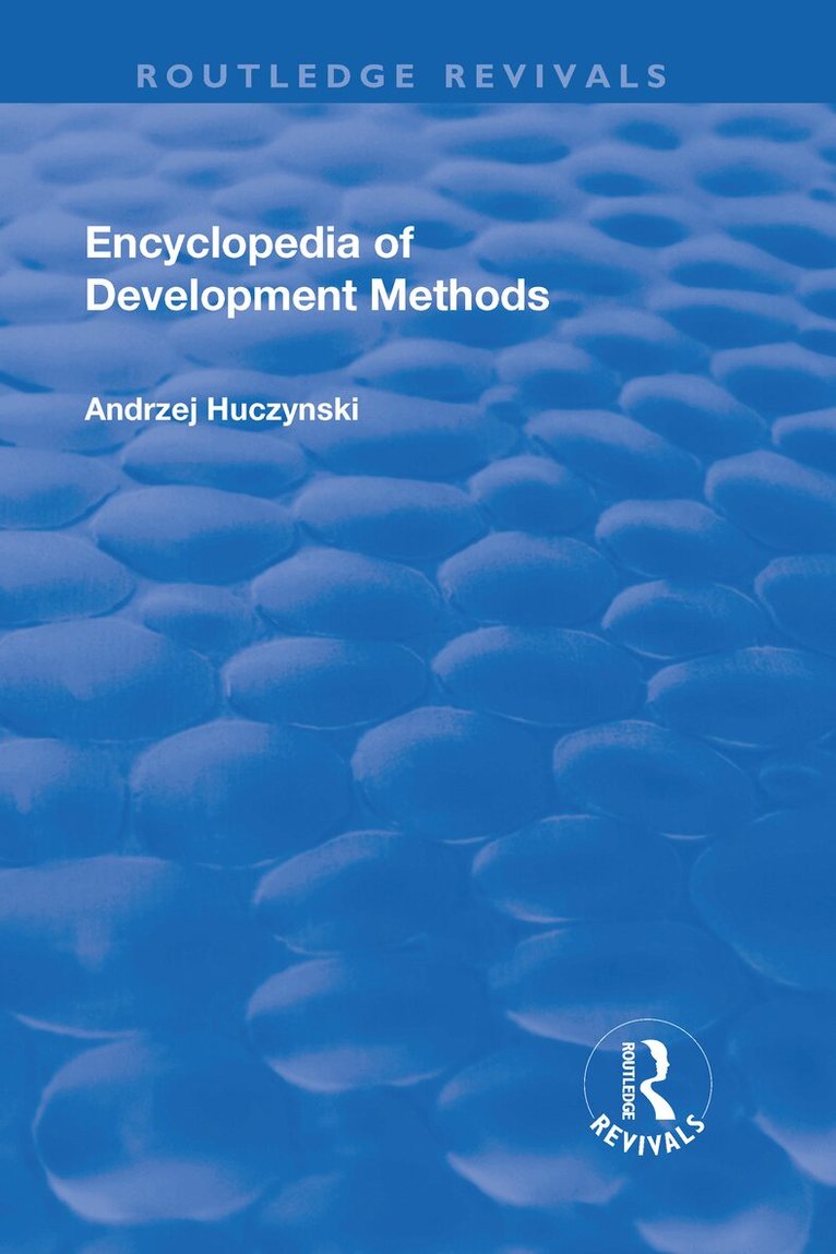Andrzej Huczynski - Encyclopedia of Development Methods, Inbunden. Tillgänglighet: Lägg i varukorg