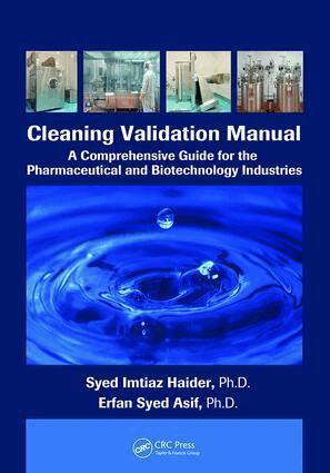Syed Imtiaz Haider - Cleaning Validation Manual, Häftad