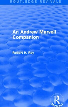 Robert H. Ray - Andrew Marvell Companion (Routledge Revivals), Inbunden
