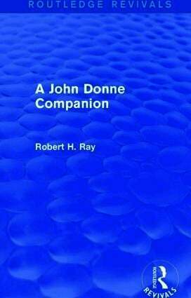 Robert H. Ray - John Donne Companion (Routledge Revivals), Inbunden