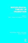 Sociological Theory in Transition (RLE Social Theory)
