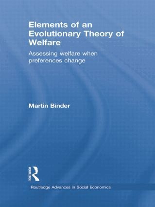 Martin Binder - Elements of an Evolutionary Theory of Welfare, Häftad