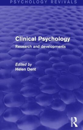 Helen Dent - Clinical Psychology (Psychology Revivals), Häftad. Tillgänglighet: Lägg i varukorg
