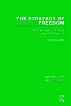 Harold J. Laski - Strategy of Freedom (Works of Harold J. Laski), Häftad