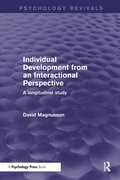 Individual Development from an Interactional Perspective (Psychology Revivals)