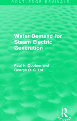 Paul H. Cootner, George O. G. Lof - Water Demand for Steam Electric Generation (Routledge Revivals), Häftad. Tillgänglighet: Lägg i varukorg