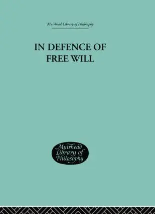 C A Campbell - In Defence of Free Will, Häftad. Tillgänglighet: Lägg i varukorg