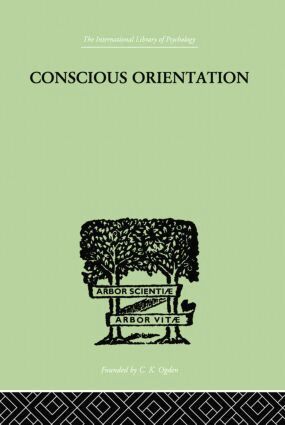 J H Van Der Hoop - Conscious Orientation, Häftad