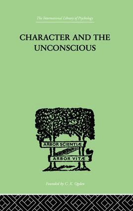 J H van der Hoop - Character and the Unconscious, Häftad