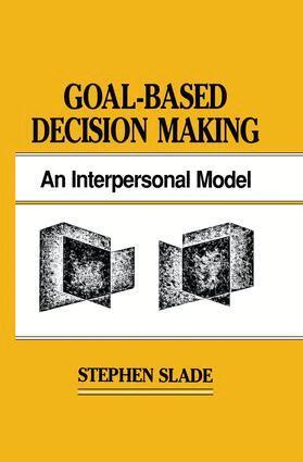 Stephen Slade - Goal-based Decision Making, Häftad. Tillgänglighet: Lägg i varukorg