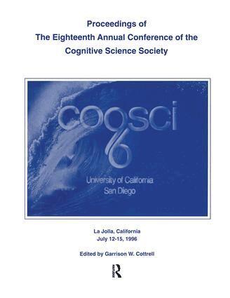 Garrison W. Cottrell - Proceedings of the Eighteenth Annual Conference of the Cognitive Science Society, Häftad