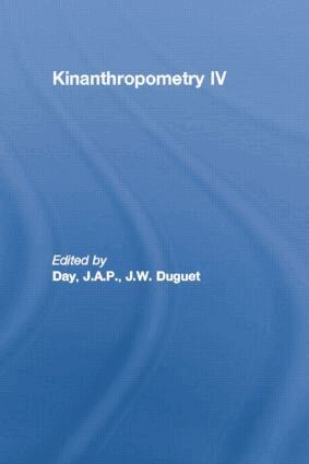 J.A.P. Day, J.W. Duguet - Kinanthropometry IV, Häftad. Tillgänglighet: Lägg i varukorg