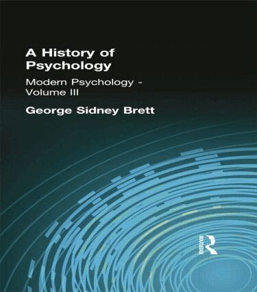 George Sidney Brett - History of Psychology, Häftad