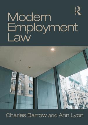Charles Barrow, Ann Lyon - Modern Employment Law, Häftad. Tillgänglighet: Lägg i varukorg