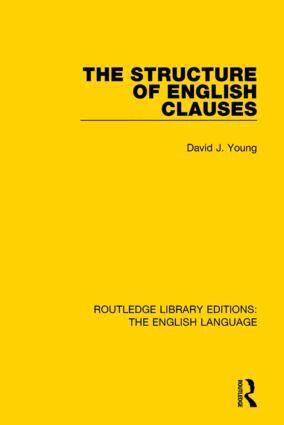 David Young - Structure of English Clauses, Inbunden