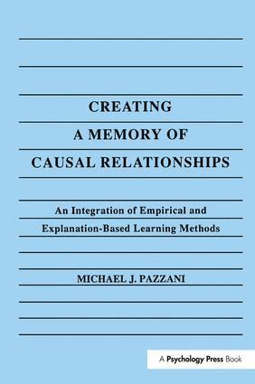 Michael J. Pazzani - Creating A Memory of Causal Relationships, Häftad