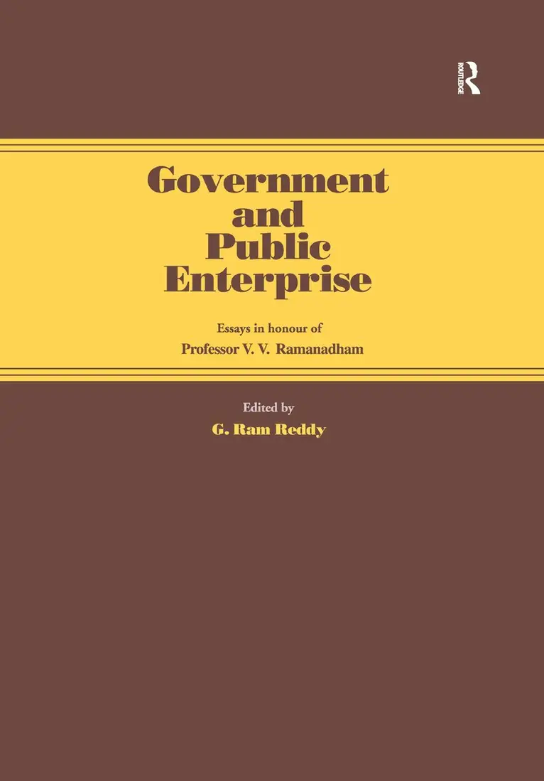 G. Ram Reddy - Government and Public Enterprise, Häftad. Tillgänglighet: Lägg i varukorg