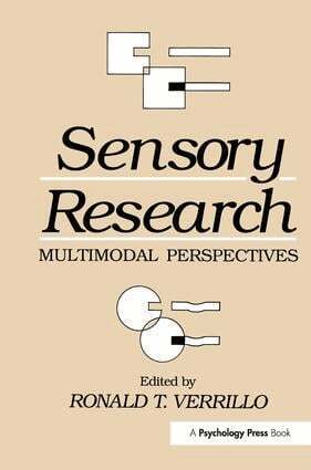 Ronald T. Verrillo - Sensory Research, Häftad