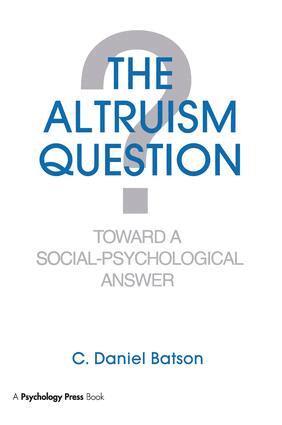 C. Daniel Batson - Altruism Question, Häftad. Tillgänglighet: Lägg i varukorg