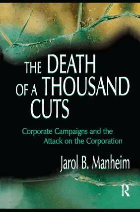 Jarol B. Manheim - Death of A Thousand Cuts, Häftad. Tillgänglighet: Lägg i varukorg