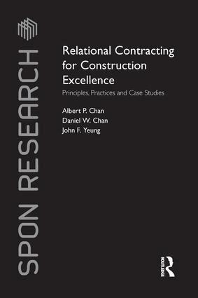 Albert P Chan, Daniel W Chan, John F Yeung - Relational Contracting for Construction Excellence, Häftad. Tillgänglighet: Lägg i varukorg