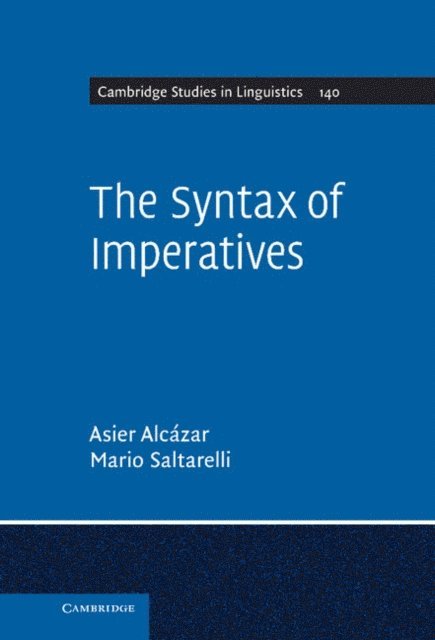 Mario Saltarelli, Asier Alcazar - Syntax of Imperatives, E-bok