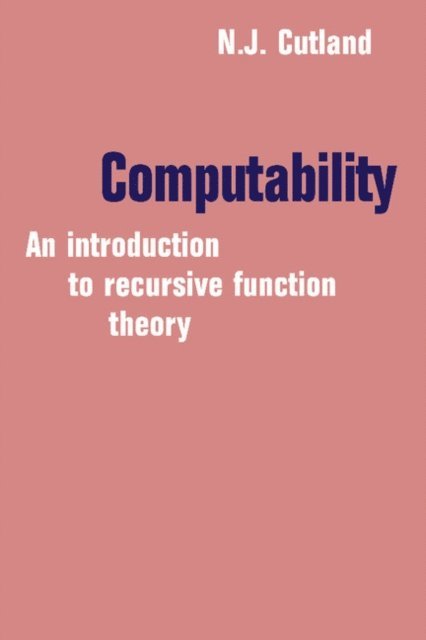 Nigel Cutland - Computability, E-bok
