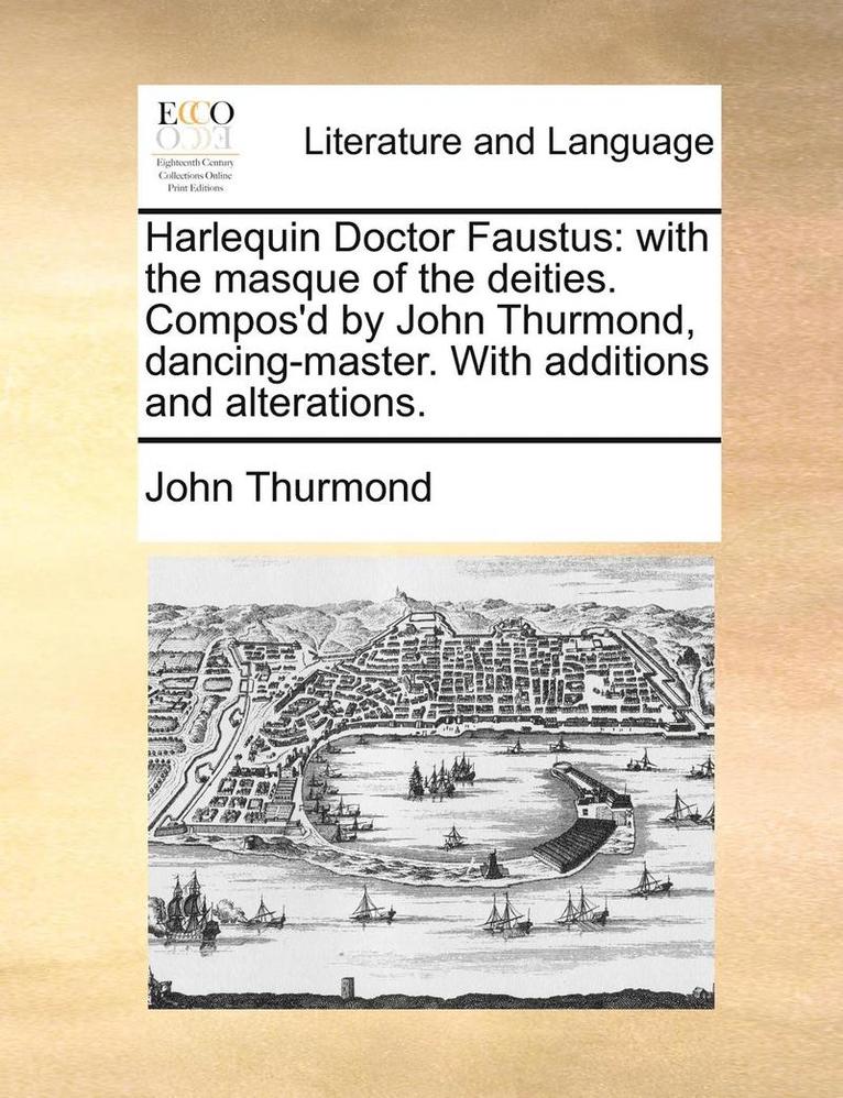 John Thurmond - Harlequin Doctor Faustus, Häftad