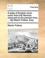 table of English silver coins from the Norman conquest to the present time. ... By Martin Folkes, Esq.