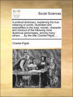 Charles Pigott - political dictionary, Häftad. Tillgänglighet: Lägg i varukorg