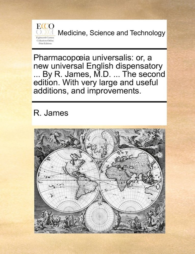 R James - Pharmacopoeia universalis, Häftad