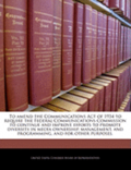 To Amend the Communications Act of 1934 to Require the Federal Communications Commission to Continue and Improve Efforts to Promote Diversity in Media Ownership, Management, and Programming, and for