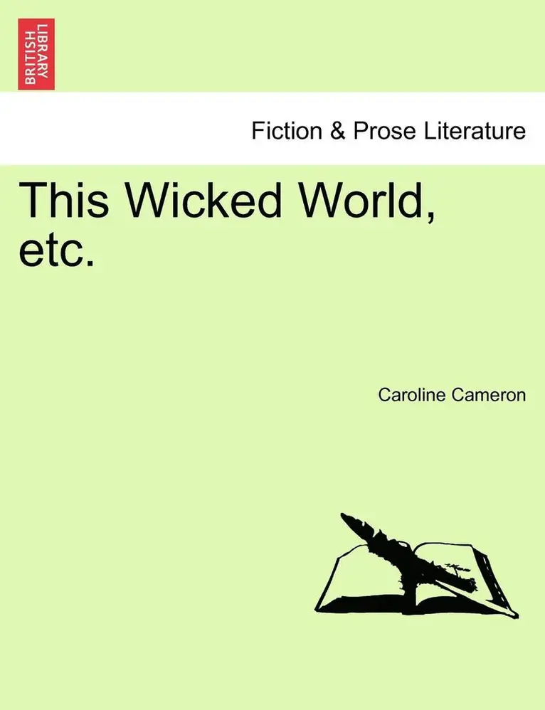Caroline Cameron - This Wicked World, Etc., Häftad. Tillgänglighet: Lägg i varukorg