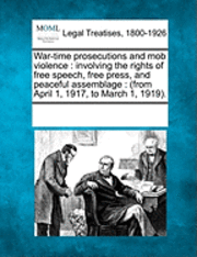War-Time Prosecutions and Mob Violence, Häftad