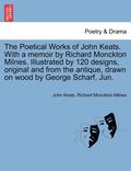 Poetical Works of John Keats. with a Memoir by Richard Monckton Milnes. Illustrated by 120 Designs, Original and from the Antique, Drawn on Wood by George Scharf, Jun.