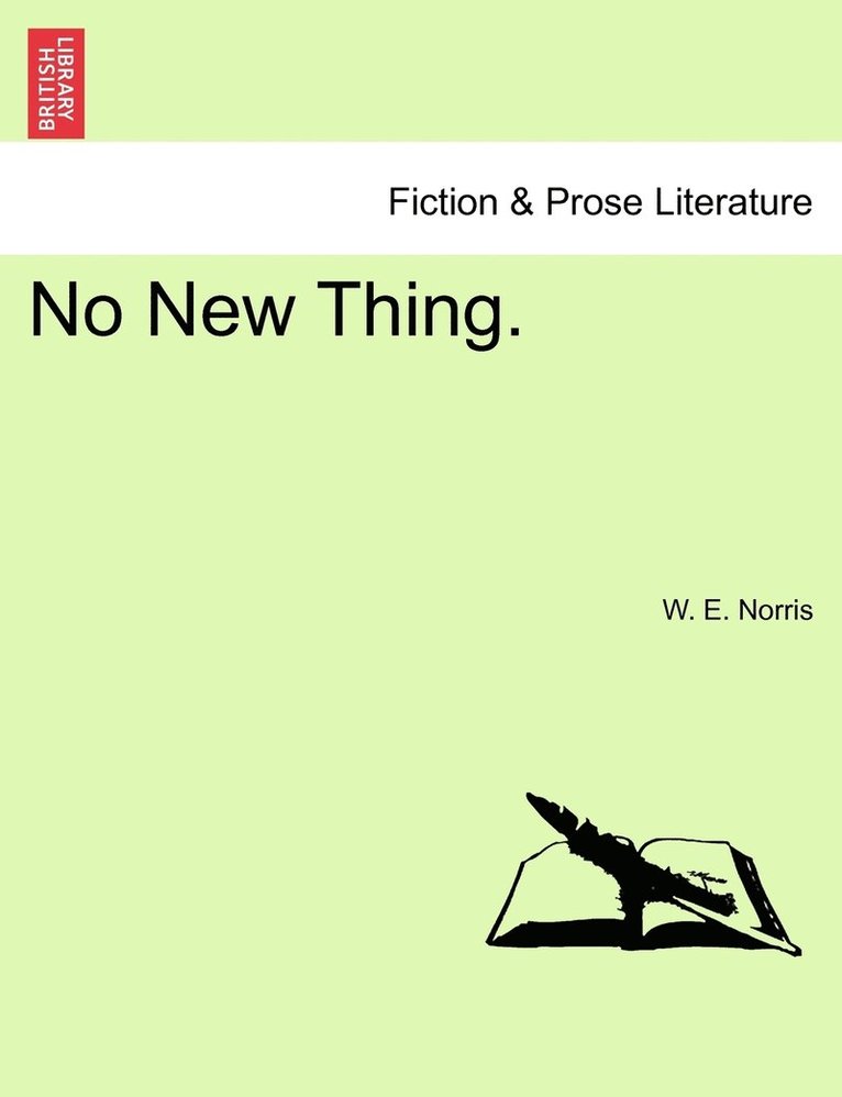 No New Thing.