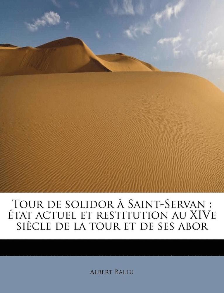 Albert Ballu - Tour de solidor � Saint-Servan, Häftad. Tillgänglighet: Lägg i varukorg