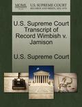 U.S. Supreme Court Transcript of Record Wimbish V. Jamison