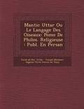 Mantic Utta R Ou Le Langage Des Oiseaux