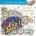Zendoodle Colorscapes: Cheerful Inspirations: Uplifting Words to Color and Display